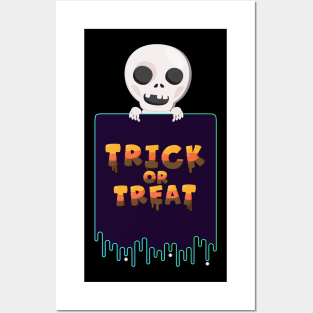 Trick Or Treat Little Monster Posters and Art